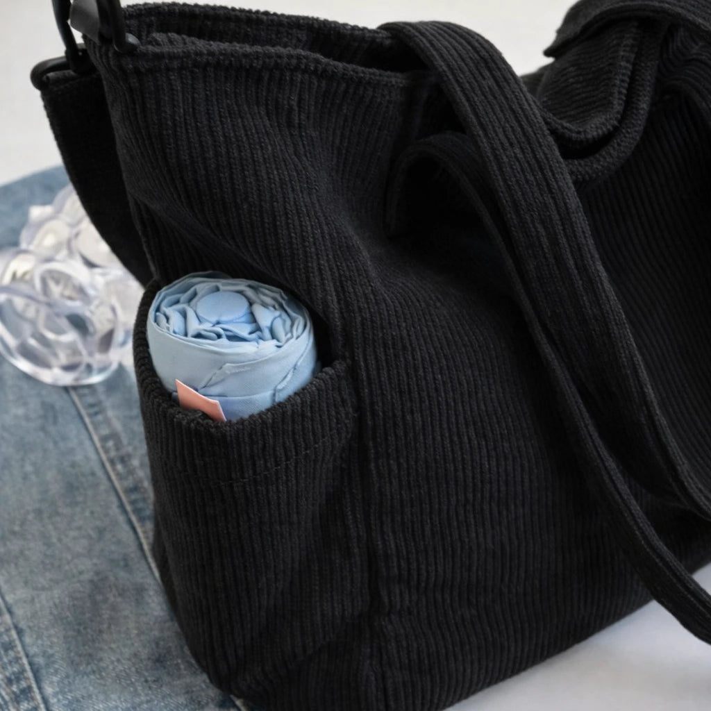 Torebka Miejska MILA Damska Czarna na Ramię i do Ręki z Zamkiem