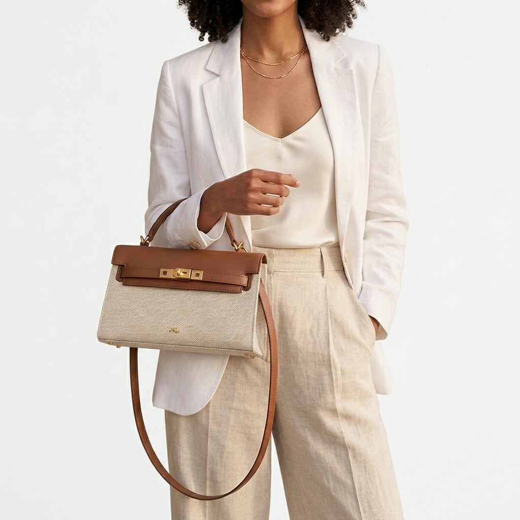 Damska Torebka ze Wzorem Krokodyla na Ramię Crossbody Elegancka