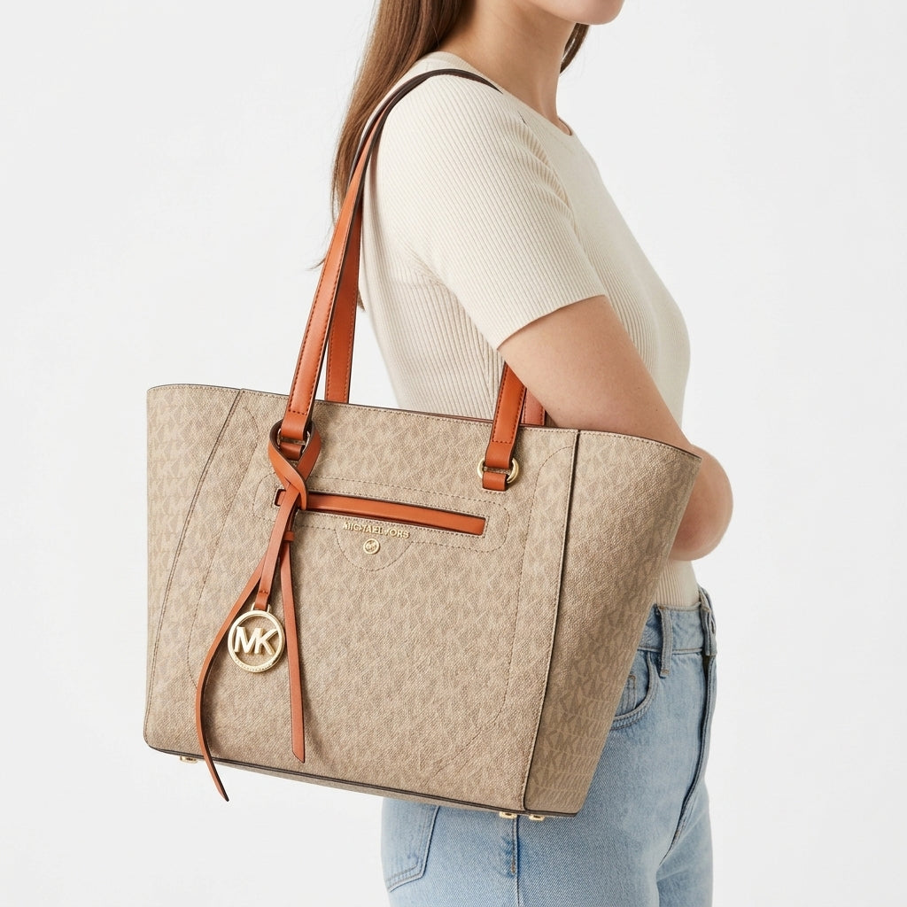 Damska Mała Torebka Tote na Ramię i Crossbody z Nadrukiem