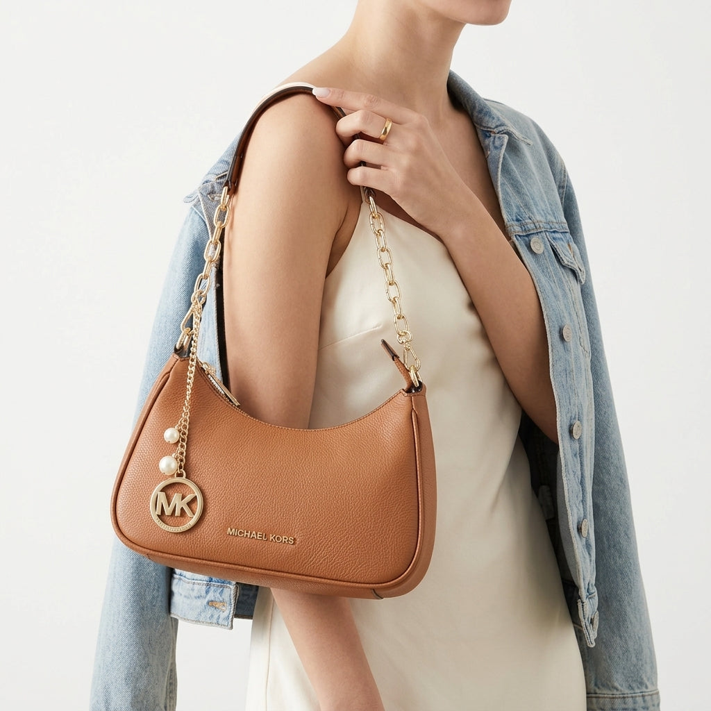 Mała Damska Torebka Półksiężyc na Ramię Crossbody Lekka