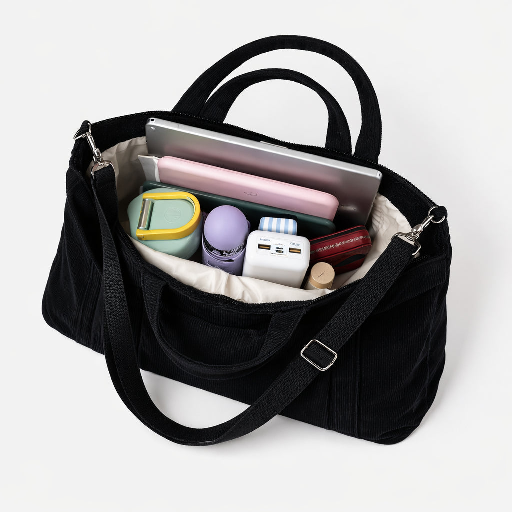 Torebka Miejska ELLA Damska na Ramię i do Ręki – Czarna, Beżowa lub Kremowa