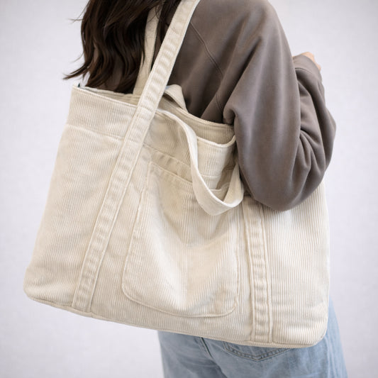 Torebka Miejska ELLA Damska na Ramię i do Ręki – Czarna, Beżowa lub Kremowa