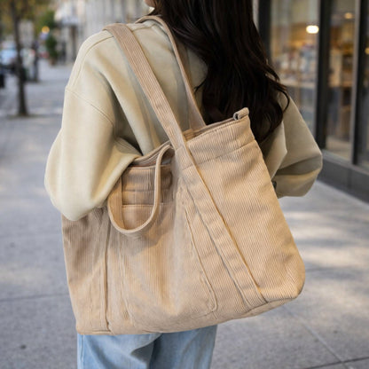 Torebka Miejska ELLA Damska na Ramię i do Ręki – Czarna, Beżowa lub Kremowa