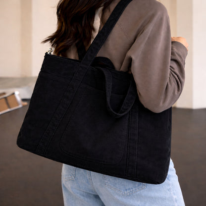 Torebka Miejska ELLA Damska na Ramię i do Ręki – Czarna, Beżowa lub Kremowa